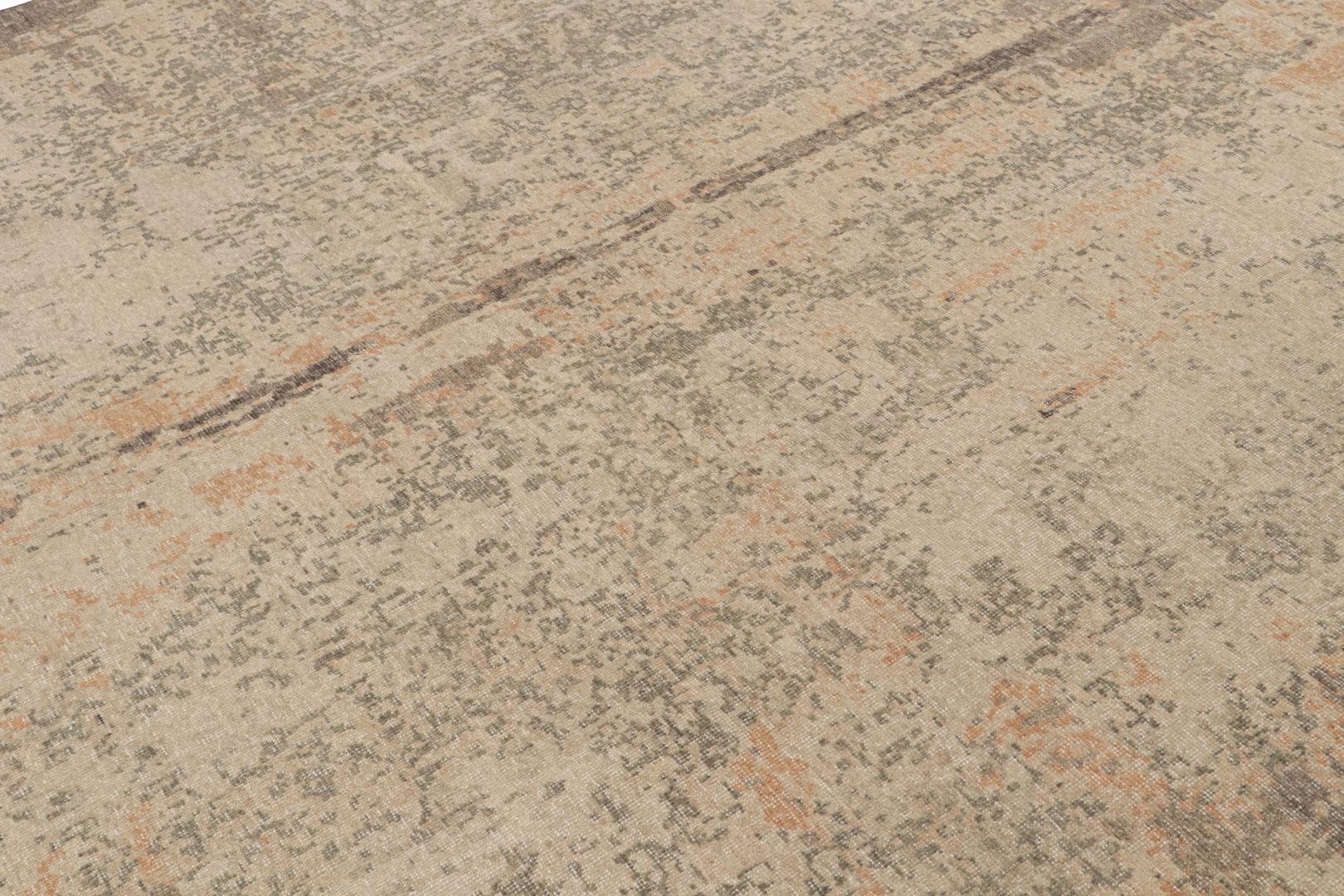 Distressed Abstract Rug