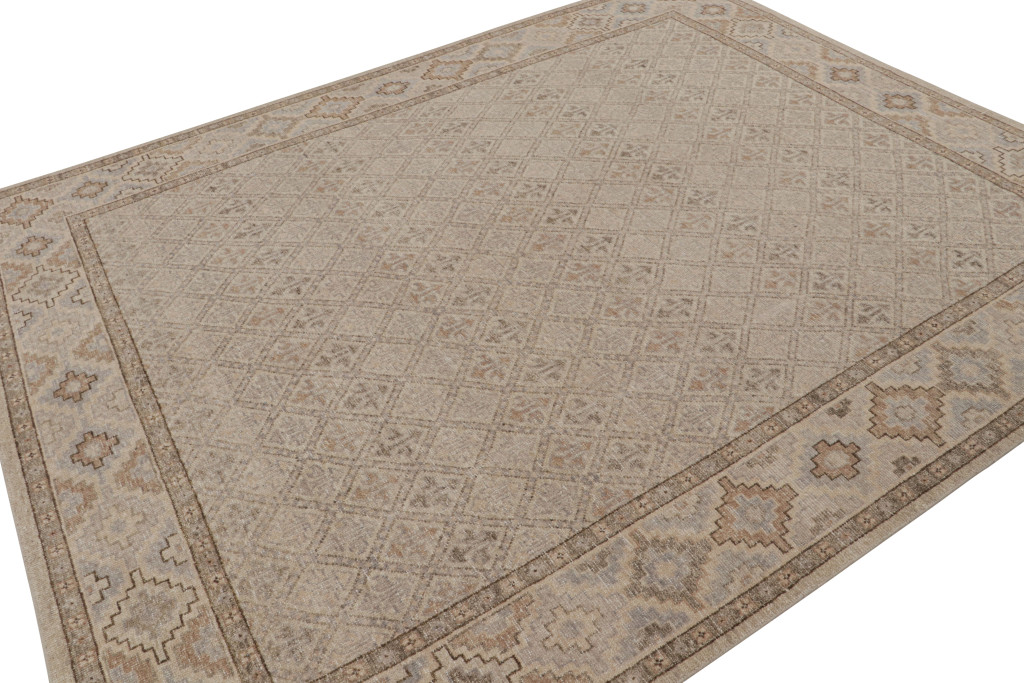 Modern Distressed Rug