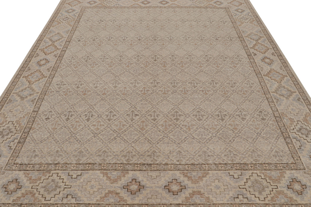 Modern Distressed Rug