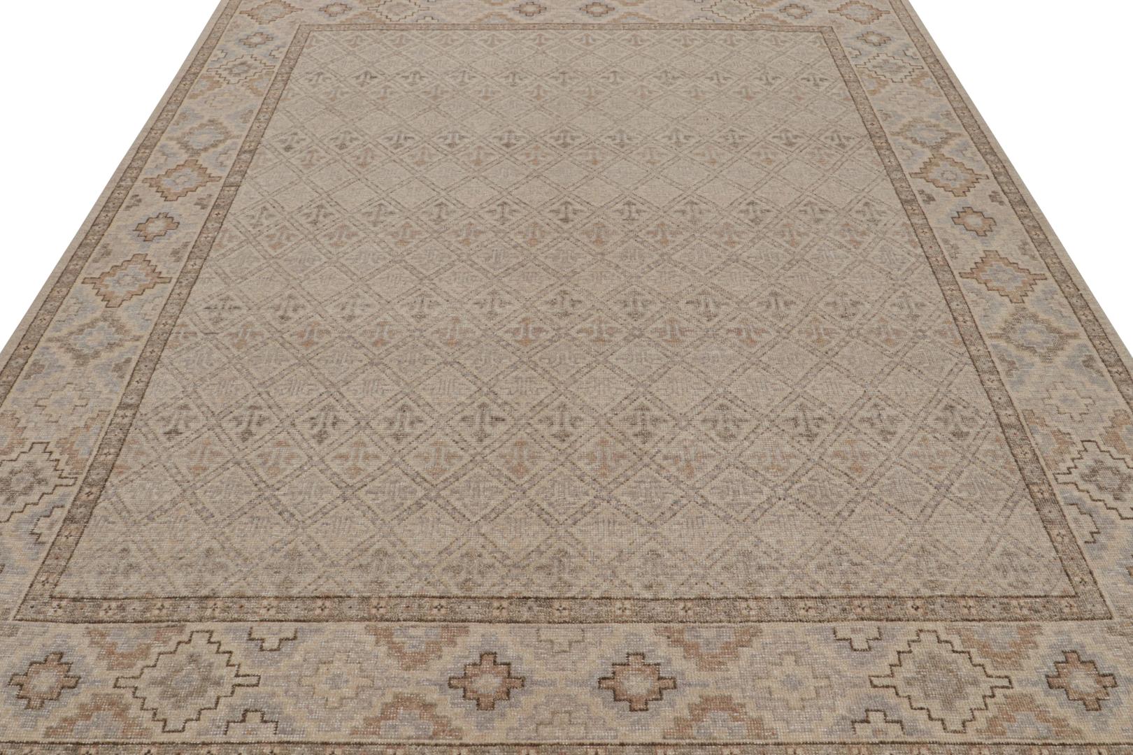 Modern Distressed Rug