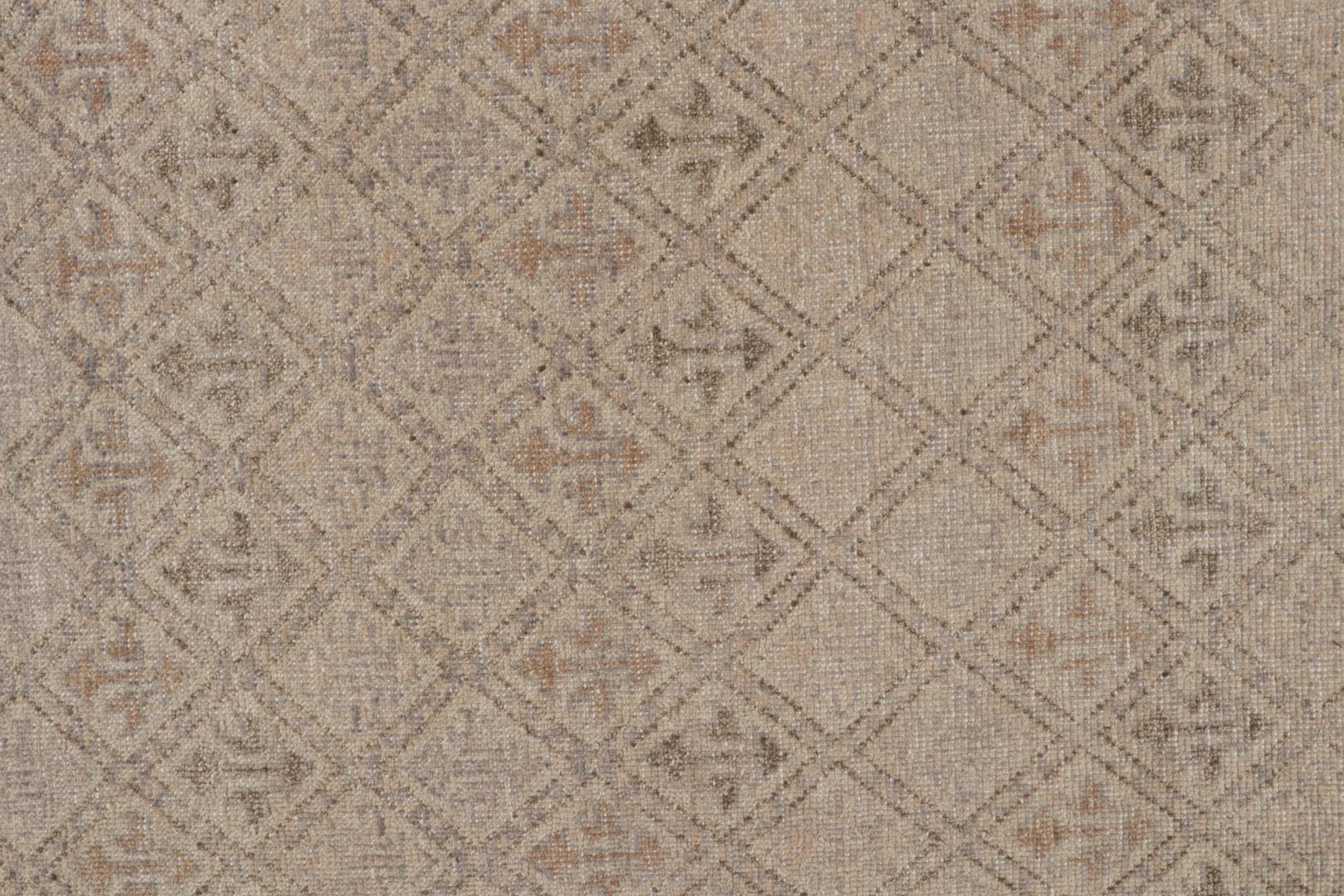 Modern Distressed Rug