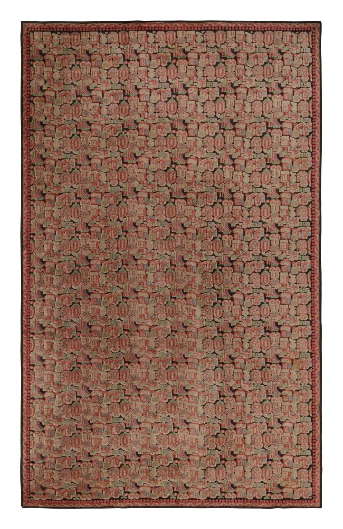 Antique Axminster English Art Deco Rug