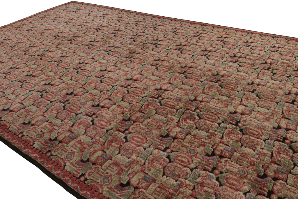 Antique Axminster English Art Deco Rug