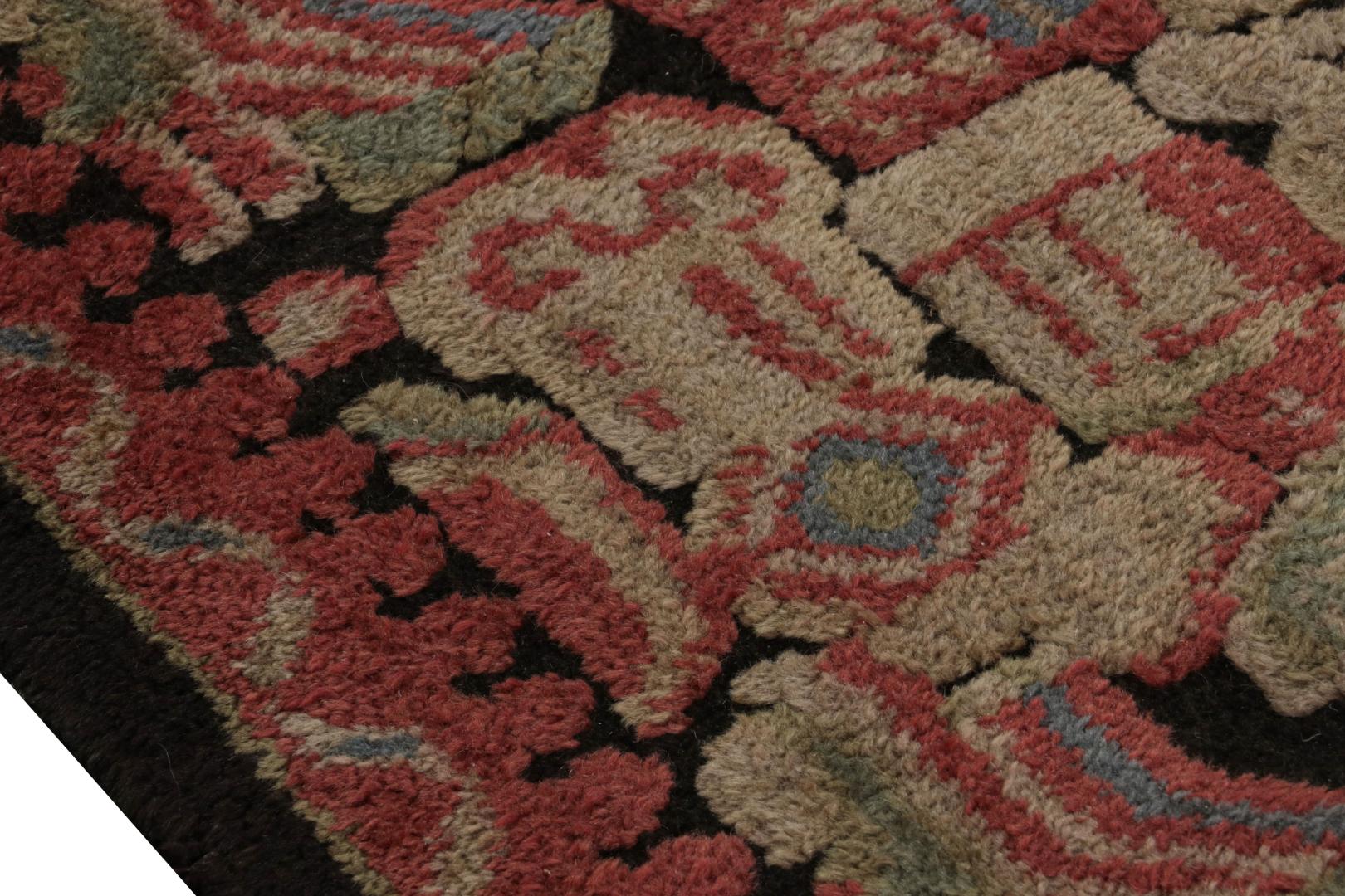 Antique Axminster English Art Deco Rug