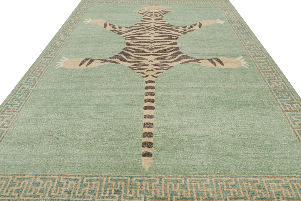 Modern Tiger Pictorial Rug