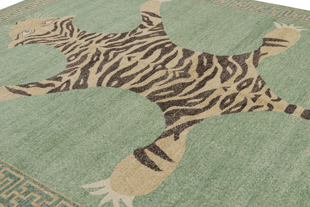Modern Tiger Pictorial Rug