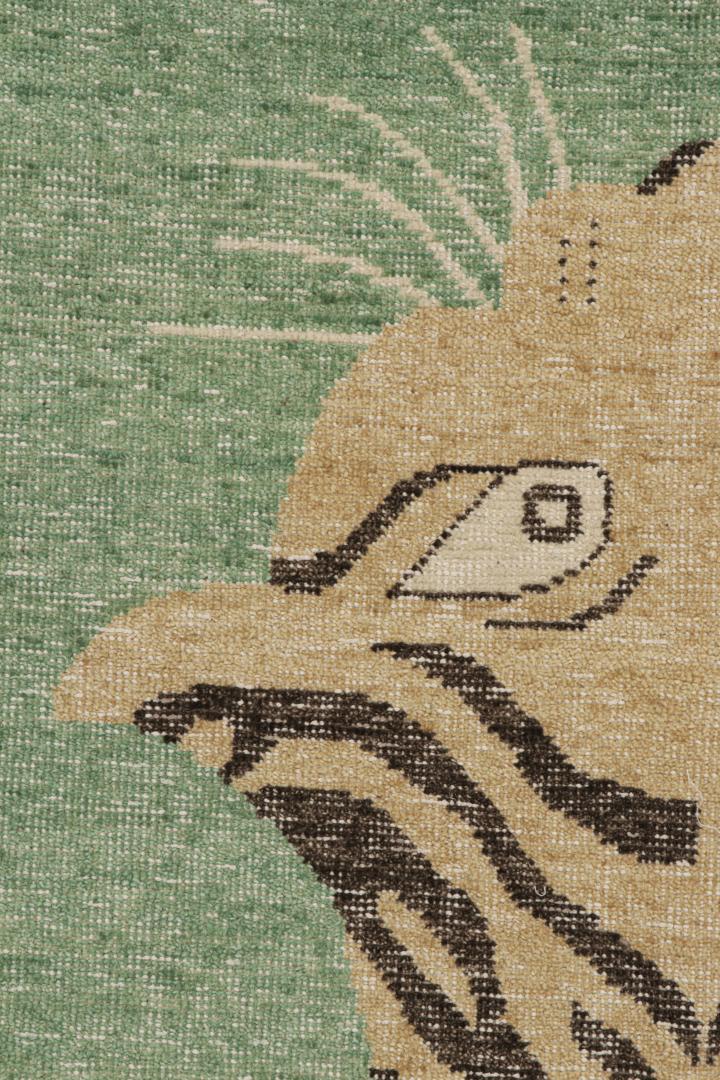 Modern Tiger Pictorial Rug