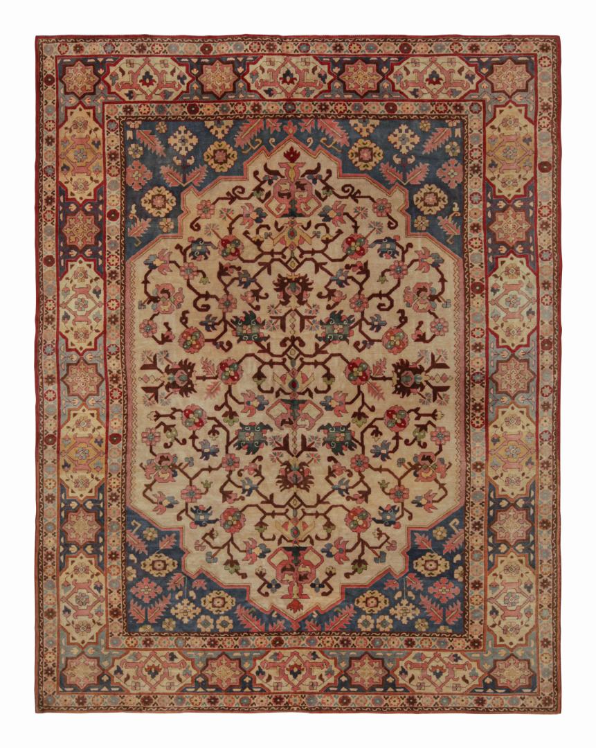 Rare hooked antique rug