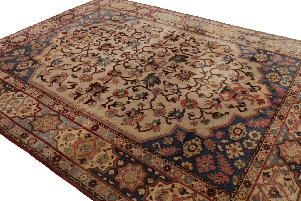Rare hooked antique rug