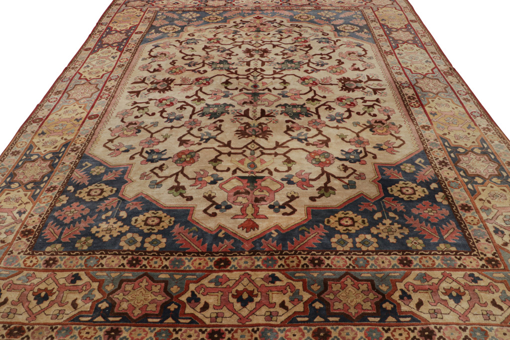 Rare hooked antique rug