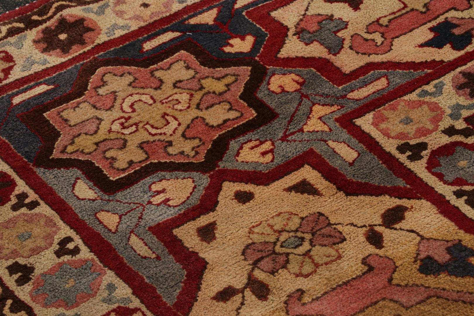 Rare hooked antique rug