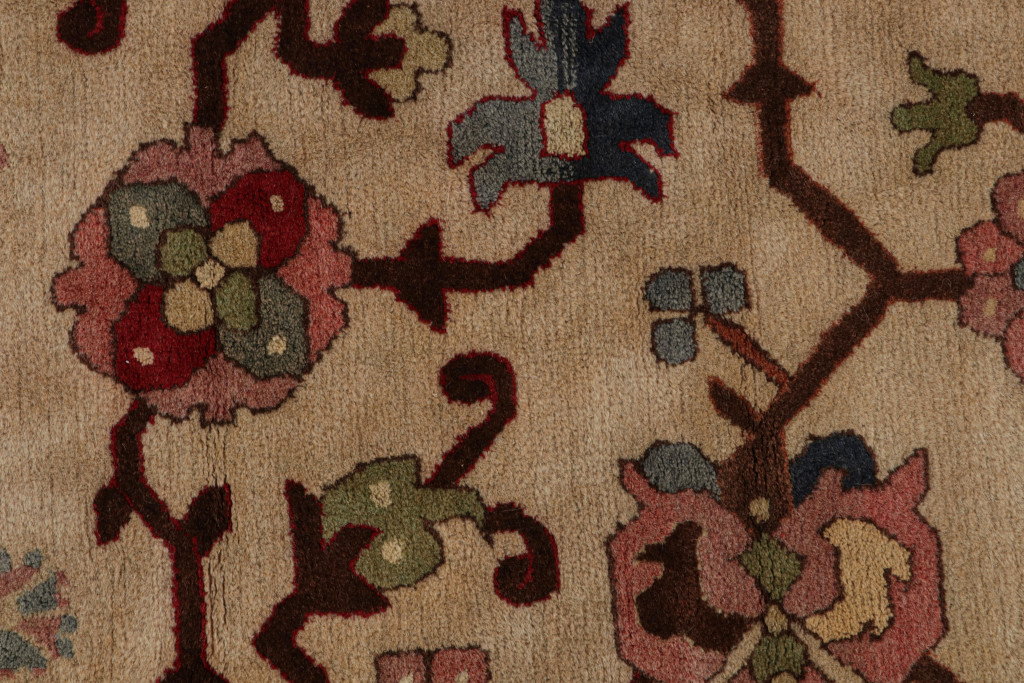 Rare hooked antique rug