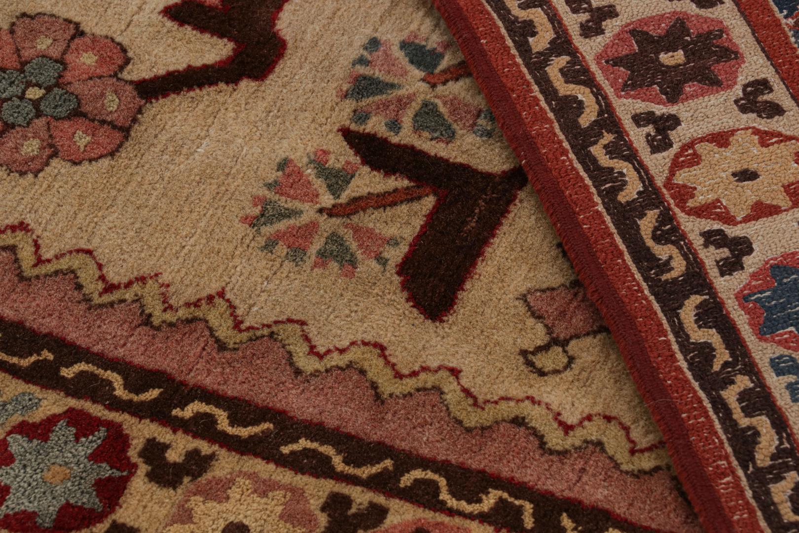 Rare hooked antique rug