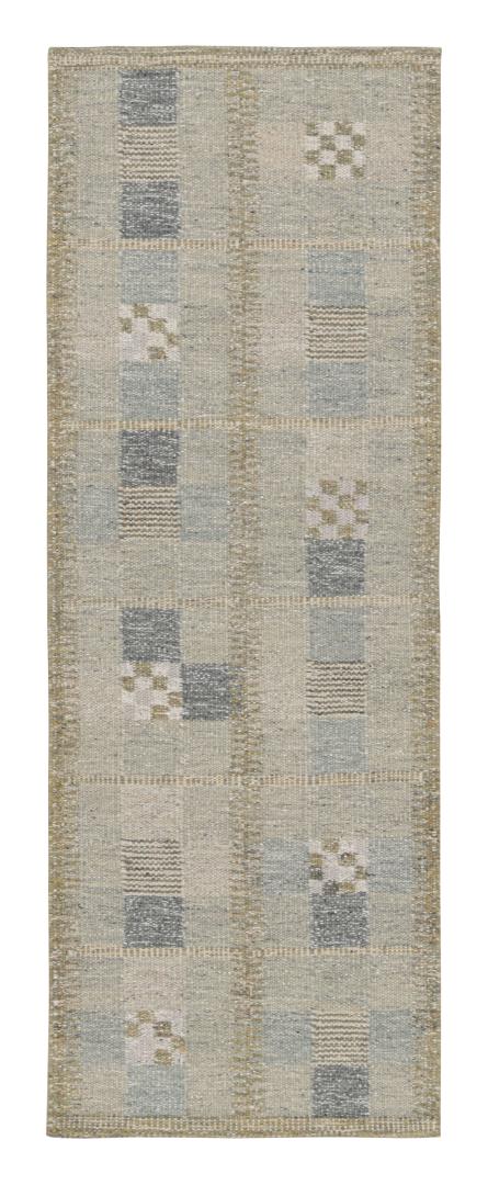 Scandinavian Rug with Geometric Patterns