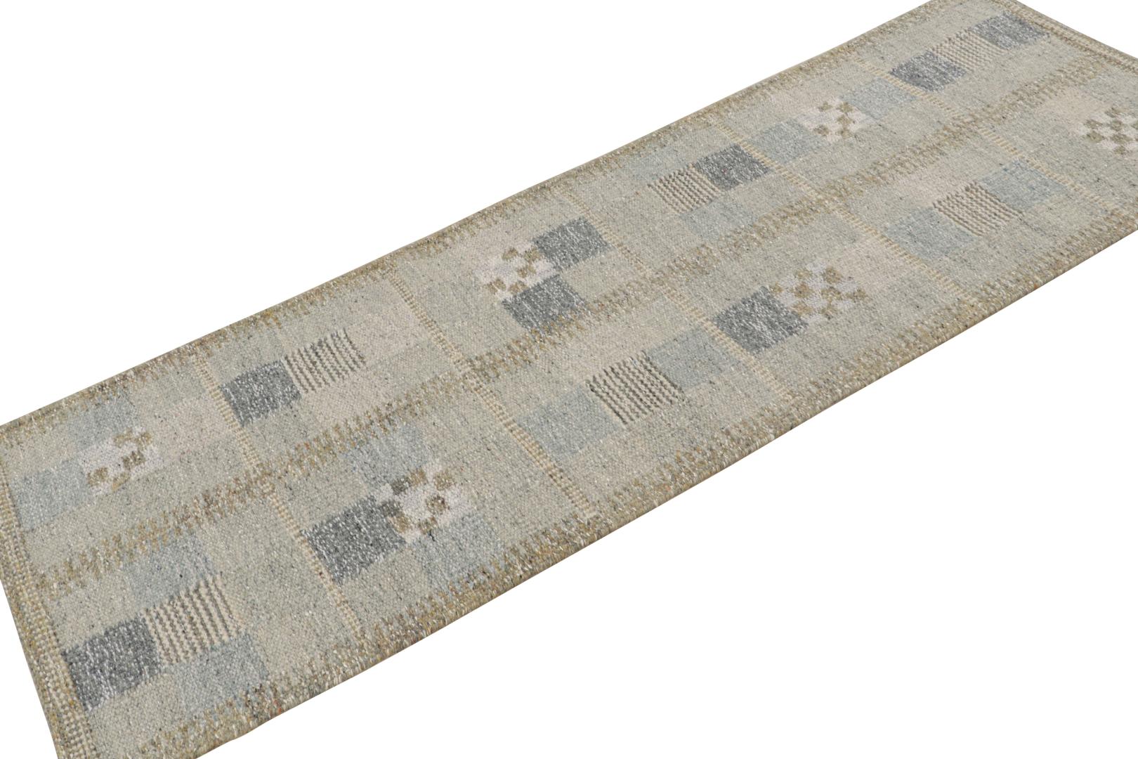 Scandinavian Rug with Geometric Patterns
