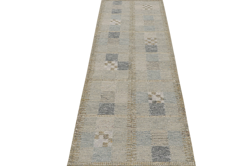 Scandinavian Rug with Geometric Patterns