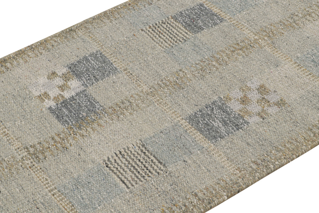 Scandinavian Rug with Geometric Patterns