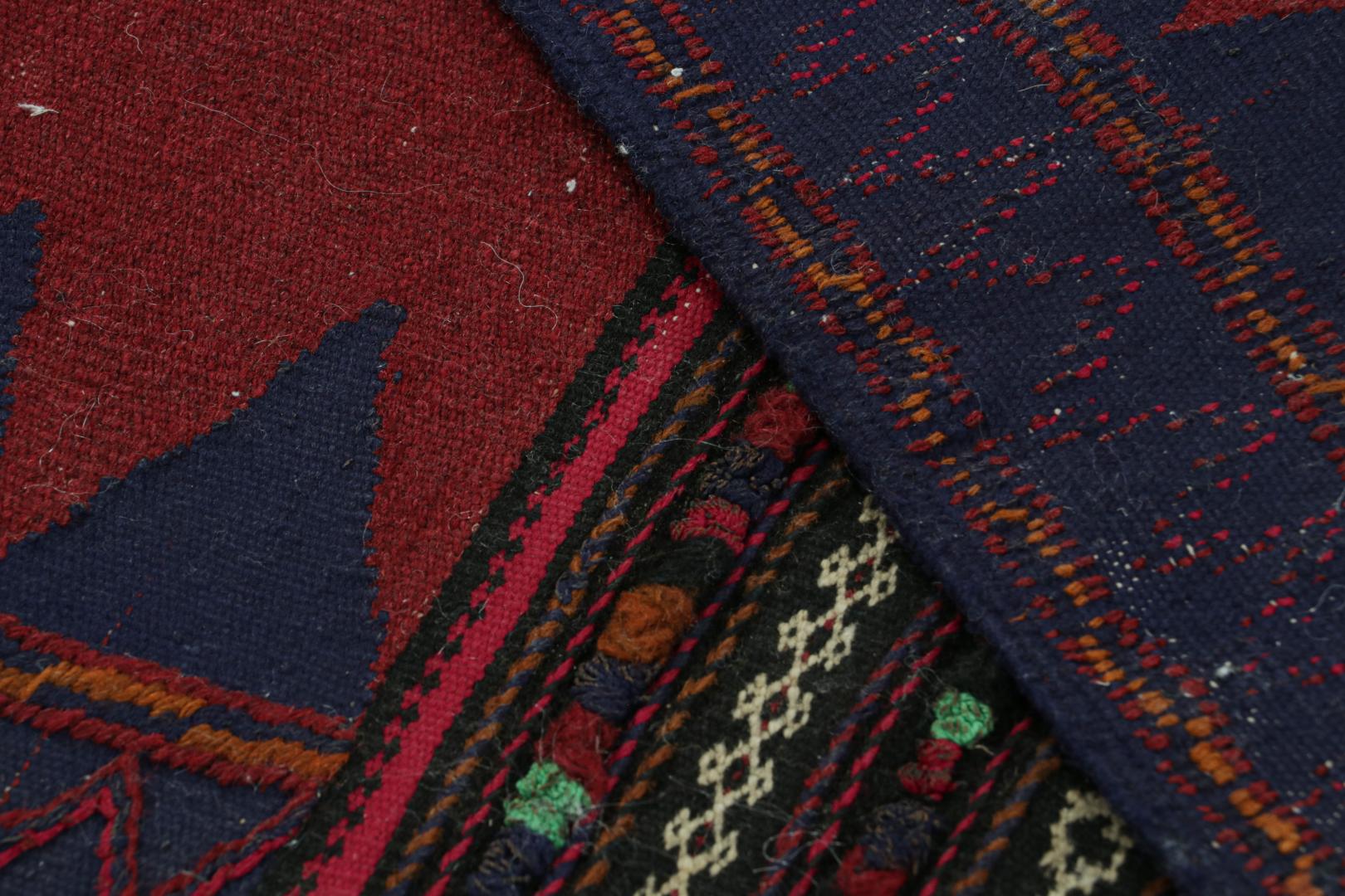 Vintage Afghan Kilim Runner Rug
