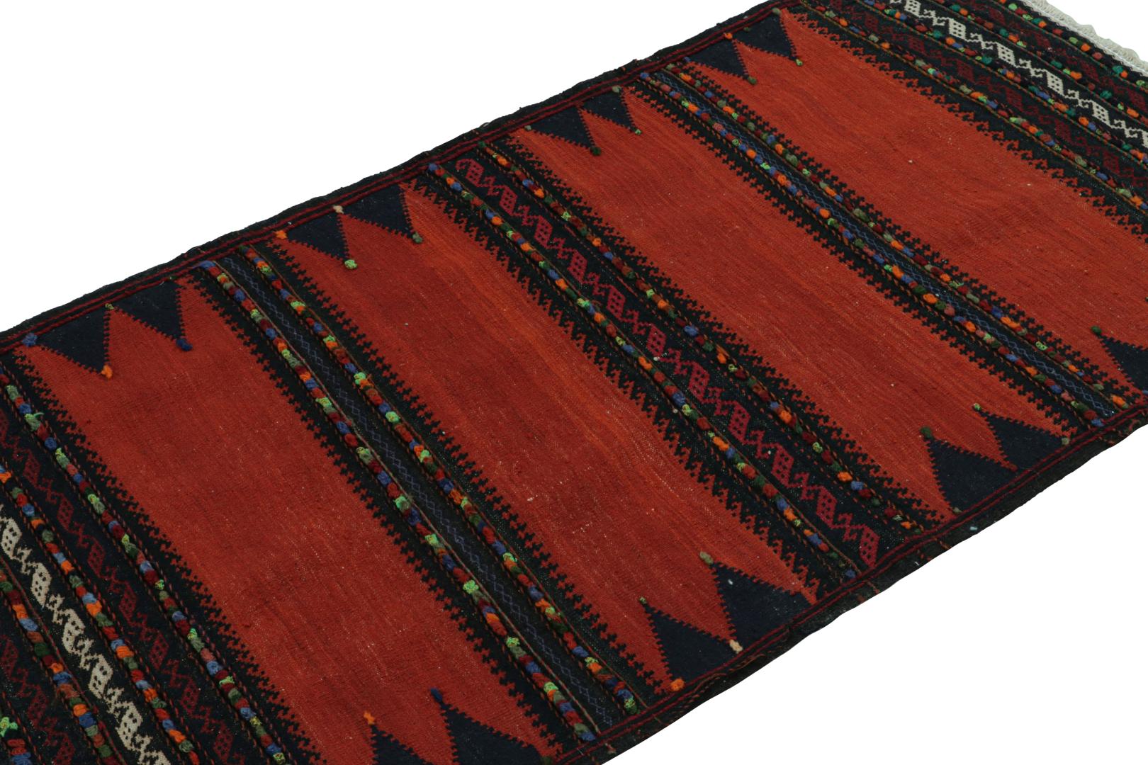 Vintage Afghan Kilim Scatter Rug