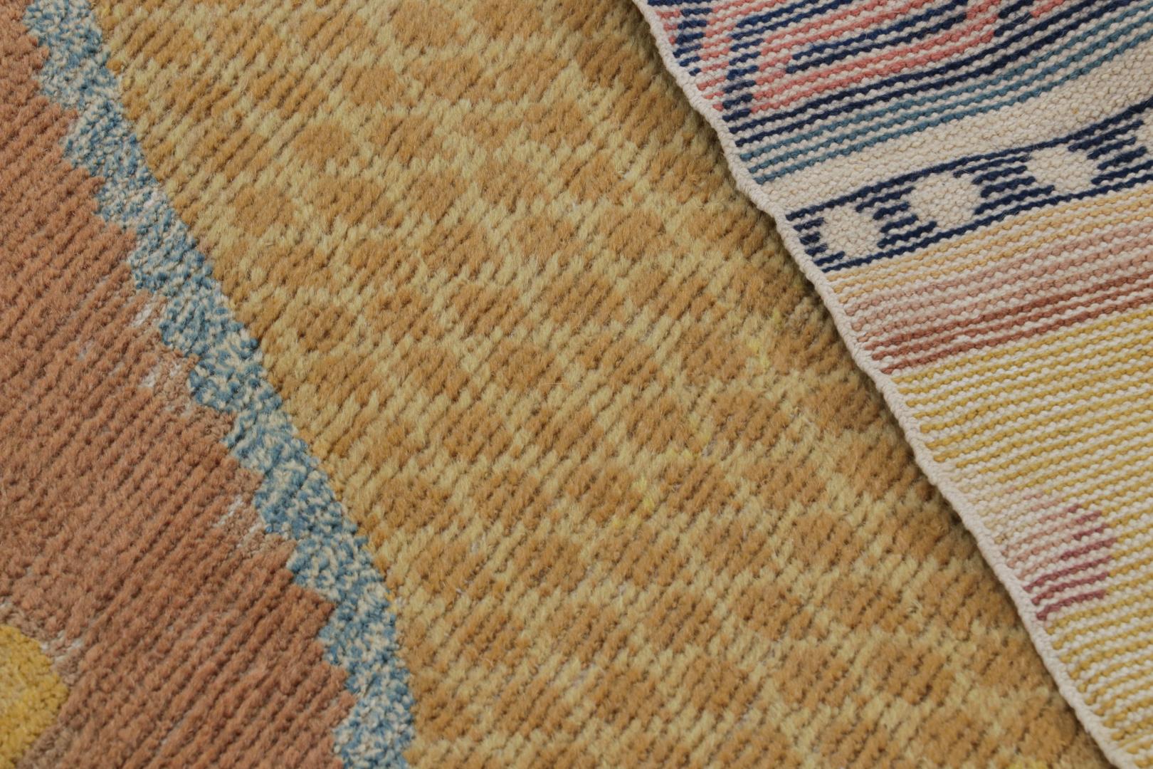 Antique Ningxia pillar rug