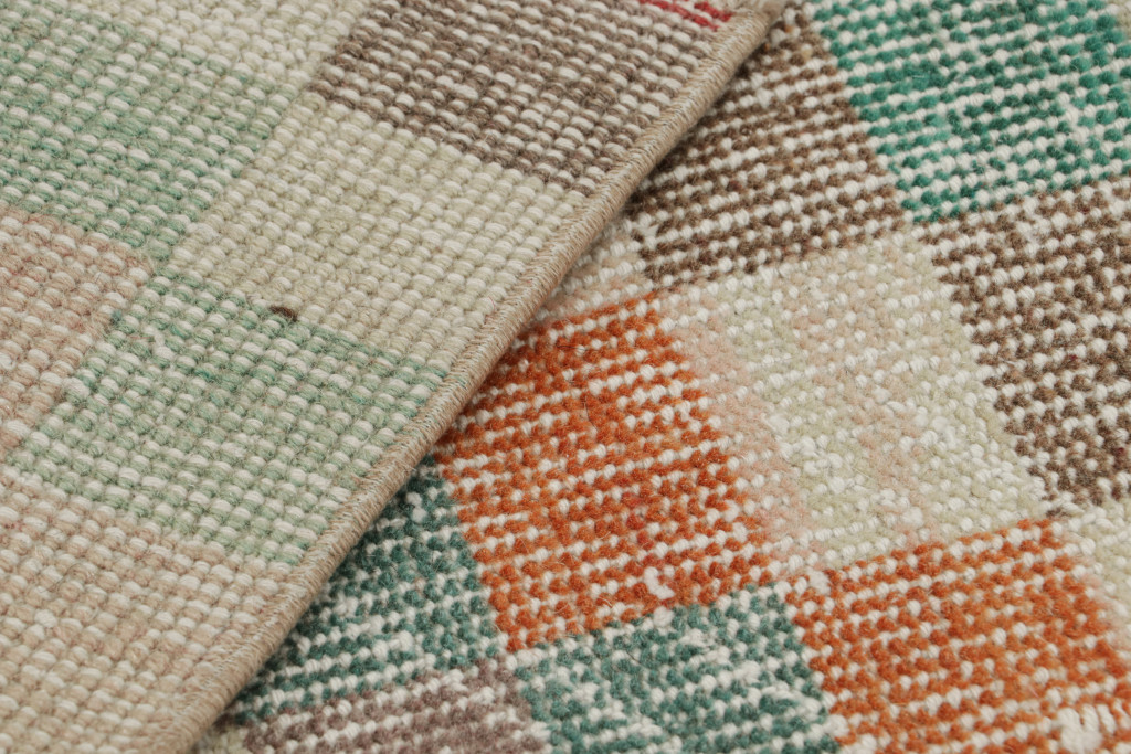 Vintage Zeki Múren Cubist Pattern Rug