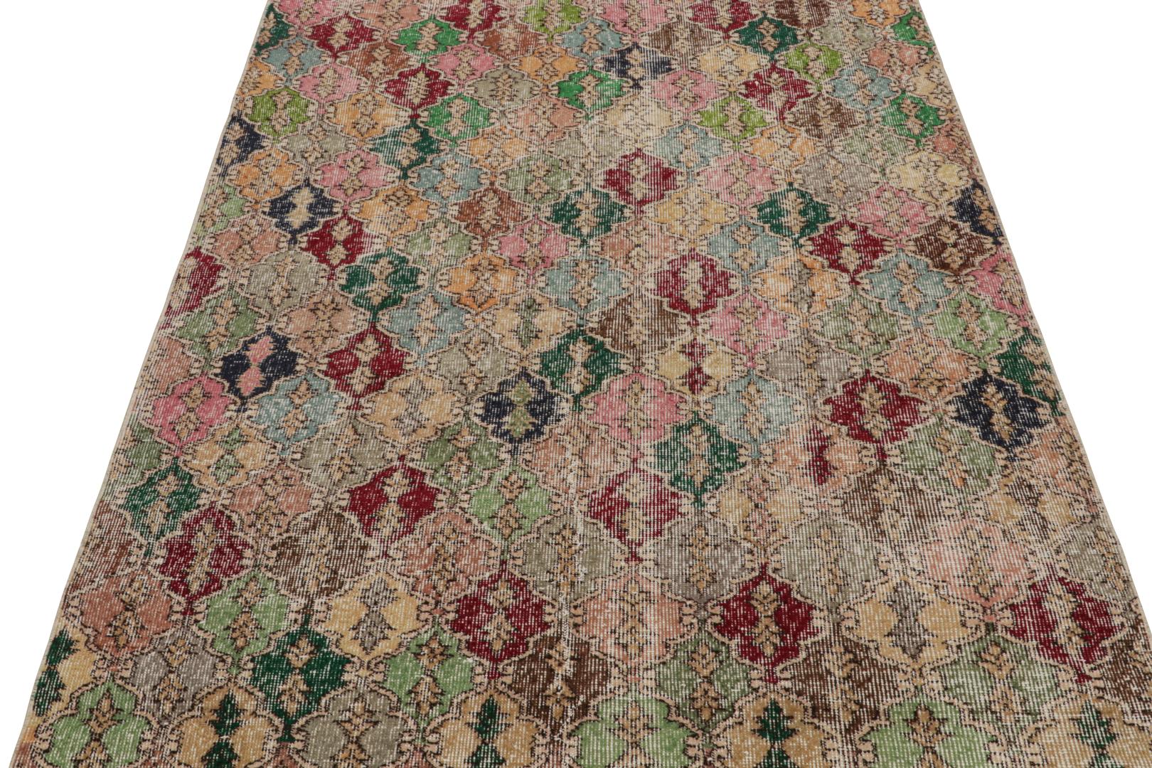 Vintage Zeki Múren Geometric Rug