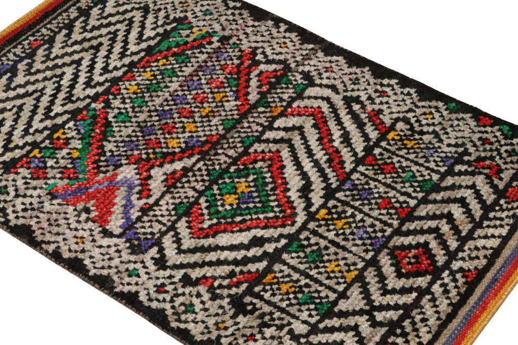 Moroccan Geometric Polychromatic Rug
