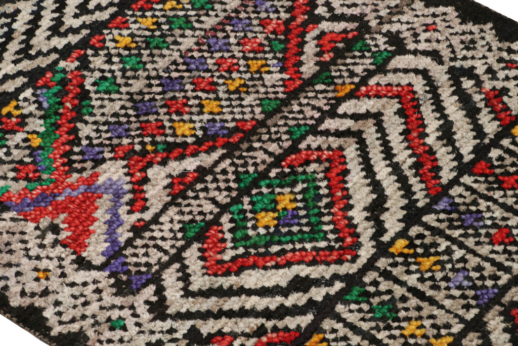 Moroccan Geometric Polychromatic Rug