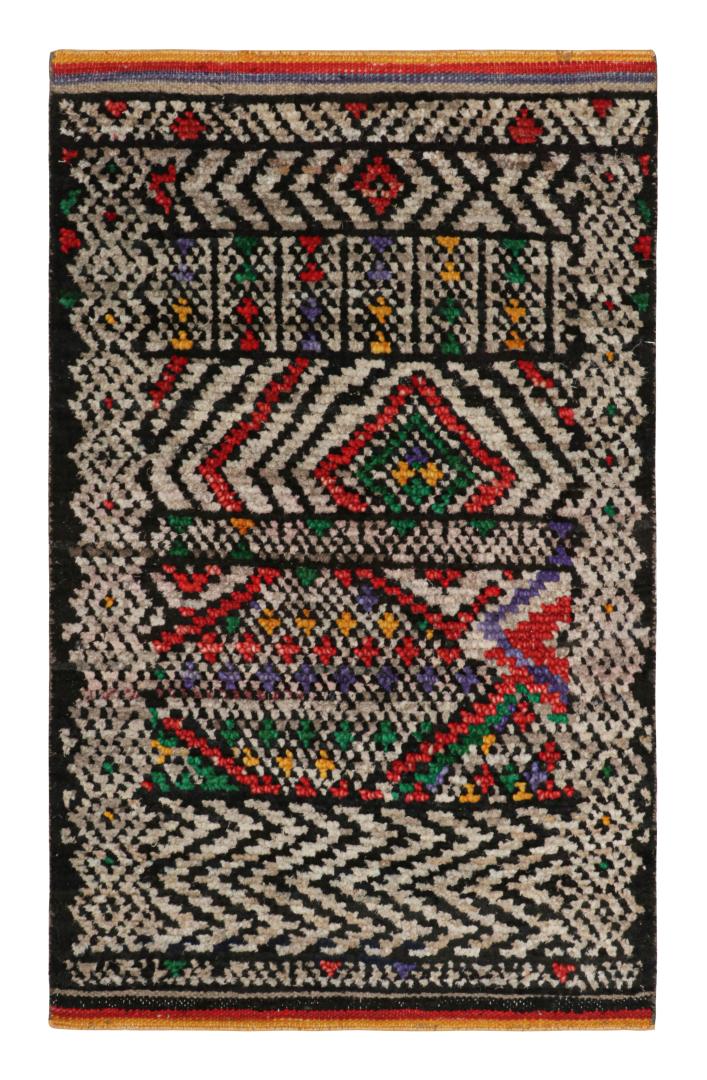 Moroccan Geometric Polychromatic Rug