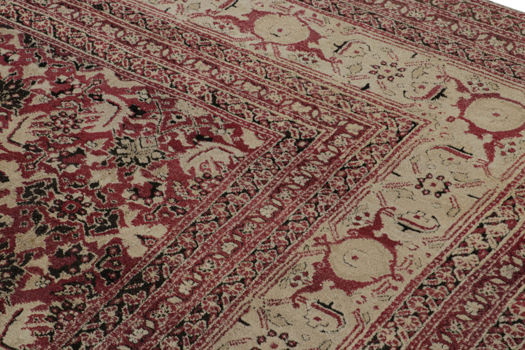 Antique Agra Square Rug