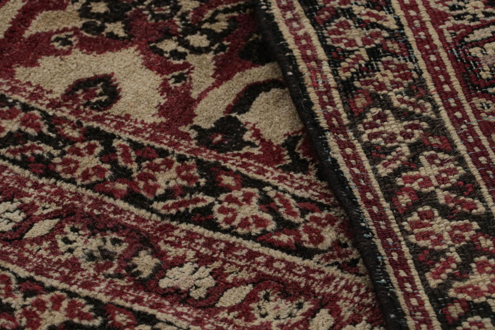 Antique Agra Square Rug