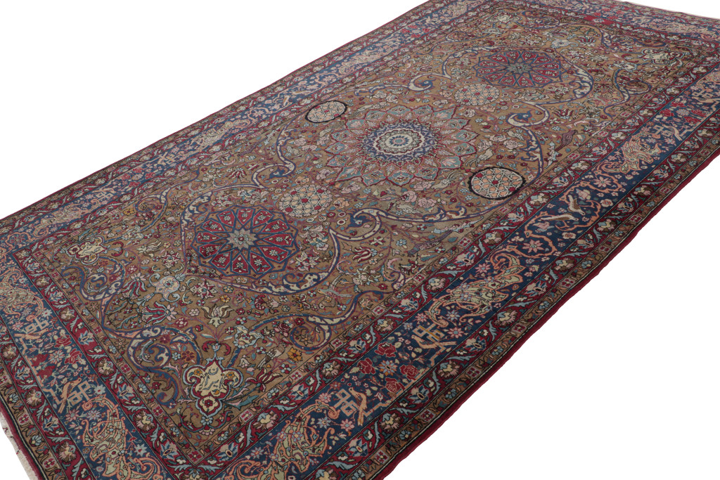 Antique Persian Isfahan Rug