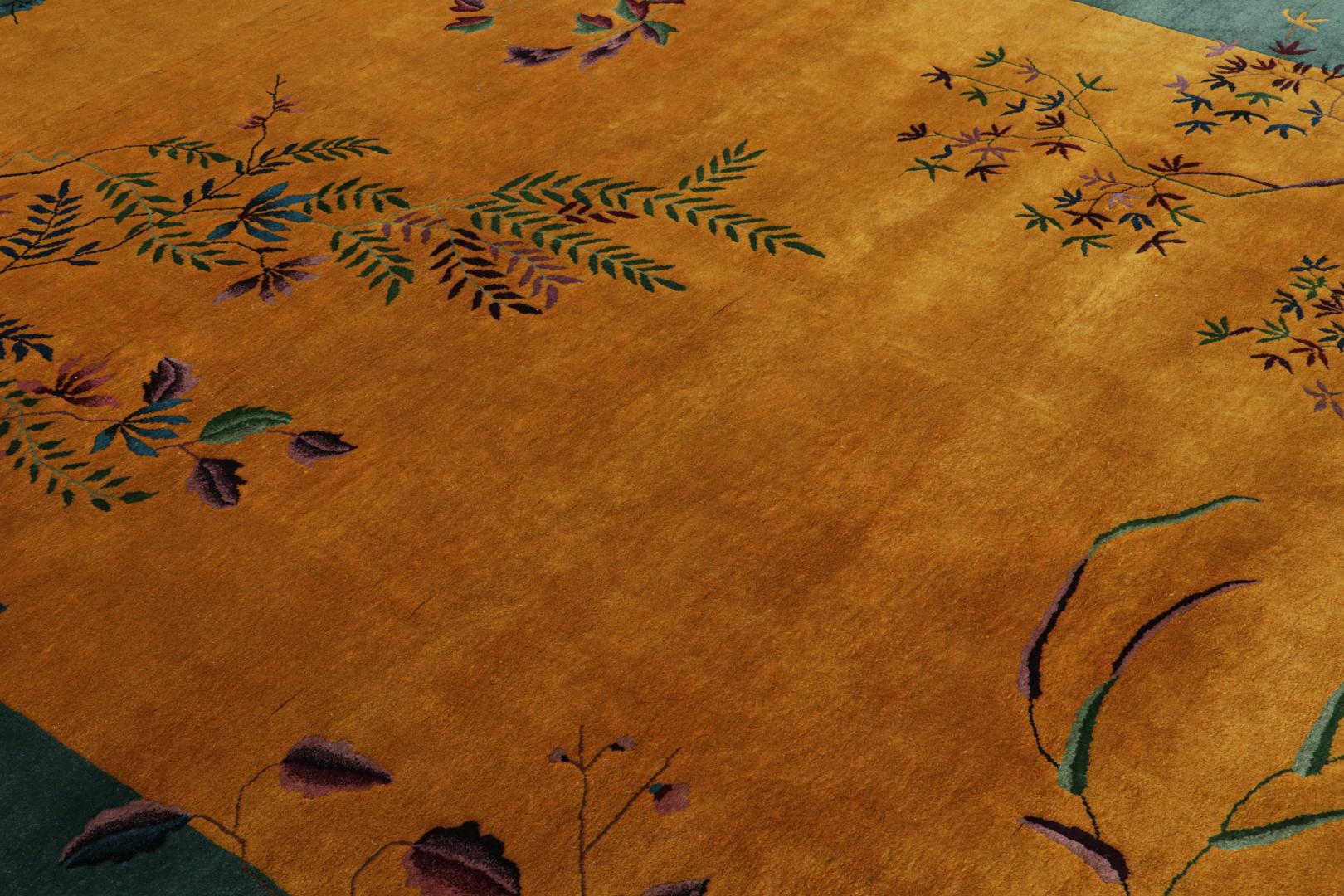Antique Chinese Art Deco Rug