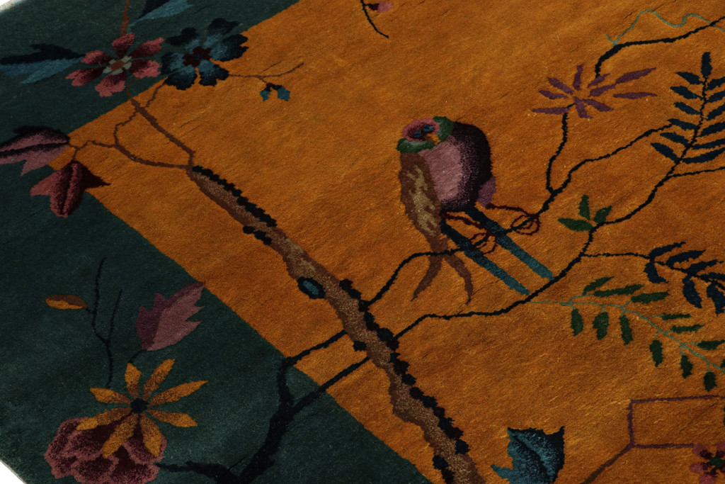 Antique Chinese Art Deco Rug