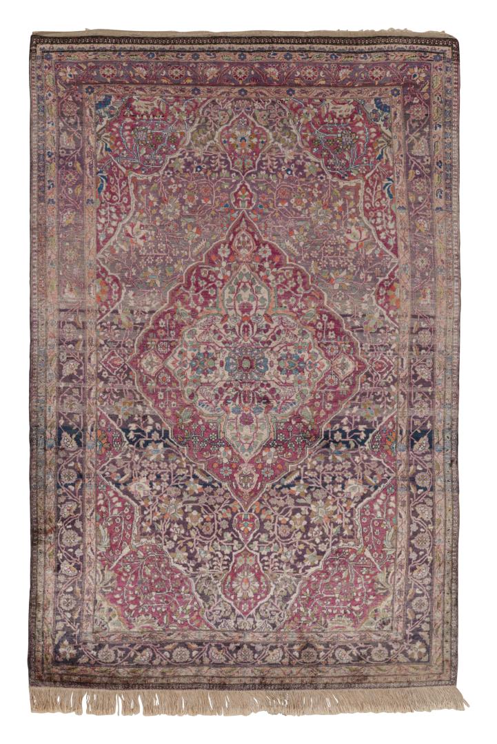 Antique Persian Kashan Rug