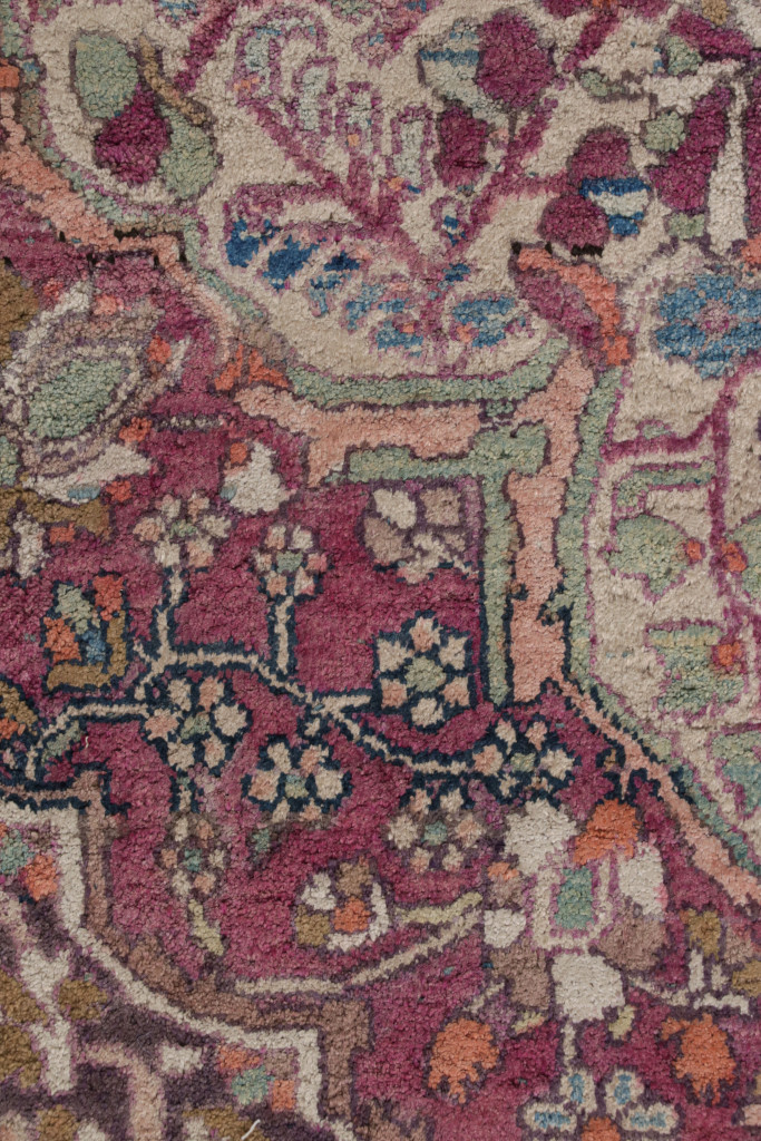 Antique Persian Kashan Rug