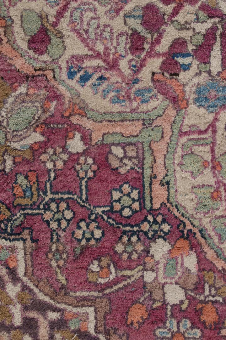 Antique Persian Kashan Rug