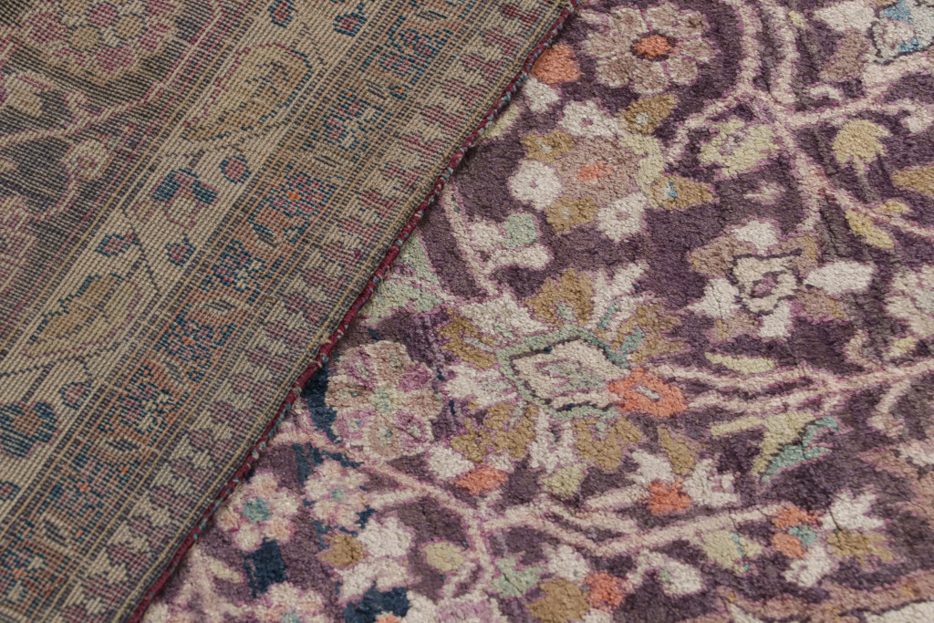 Antique Persian Kashan Rug