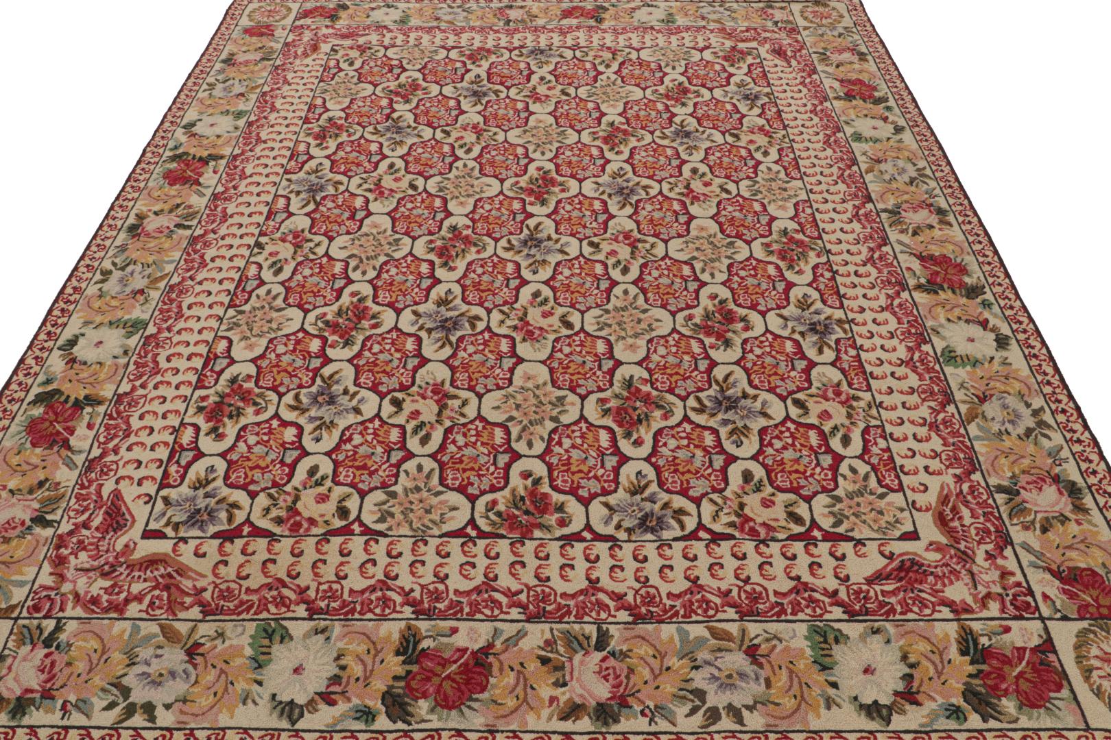 Antique hooked rug
