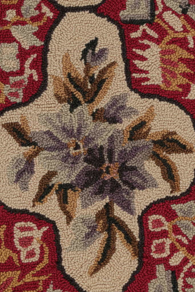 Antique hooked rug