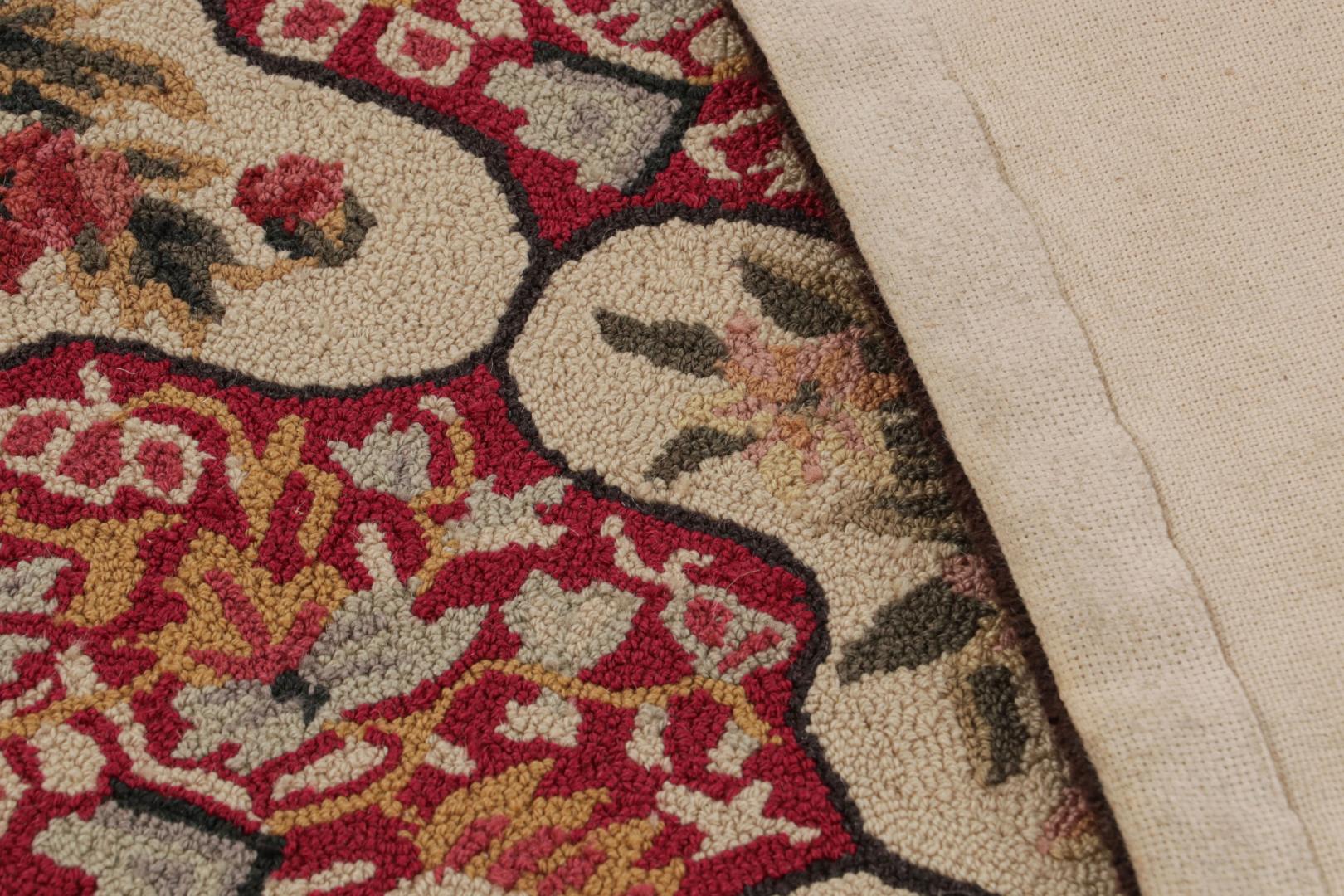 Antique hooked rug