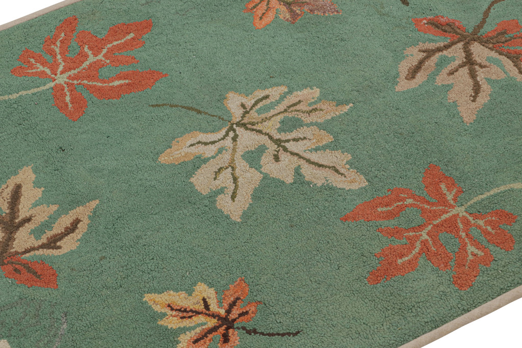 Antique Hooked Pictorial Rug