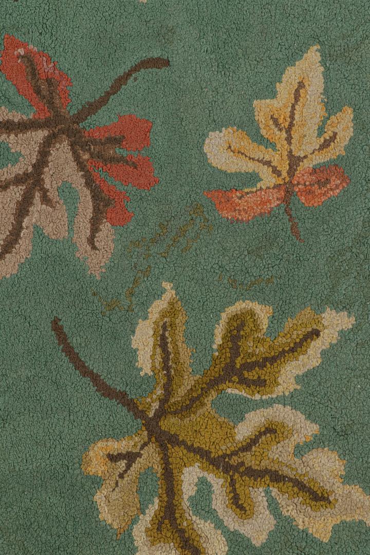 Antique Hooked Pictorial Rug