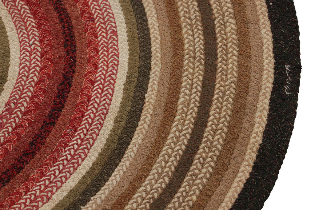 Antique Hooked Oval Rug