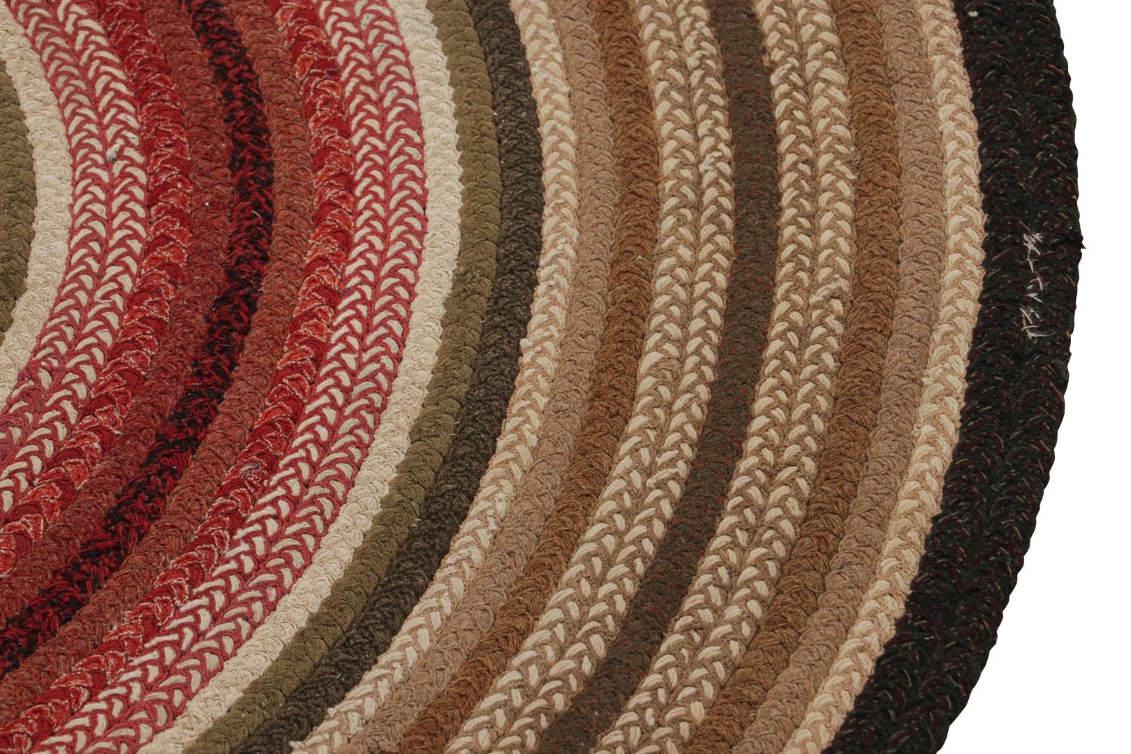Antique Hooked Oval Rug