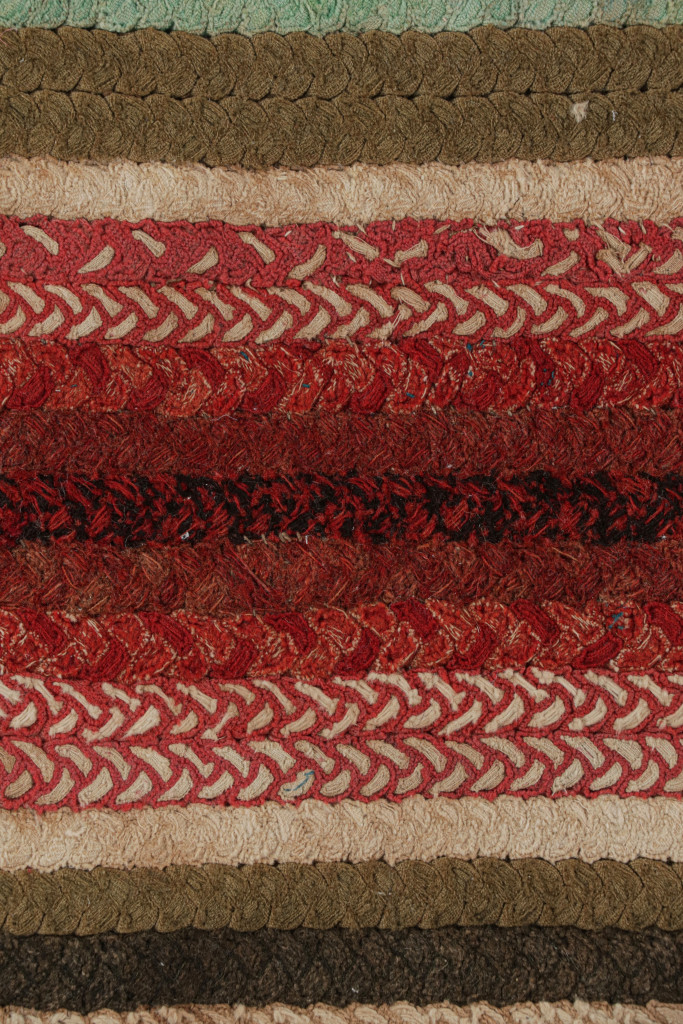 Antique Hooked Oval Rug