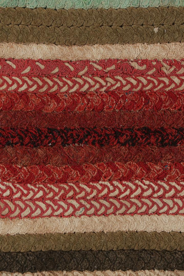 Antique Hooked Oval Rug