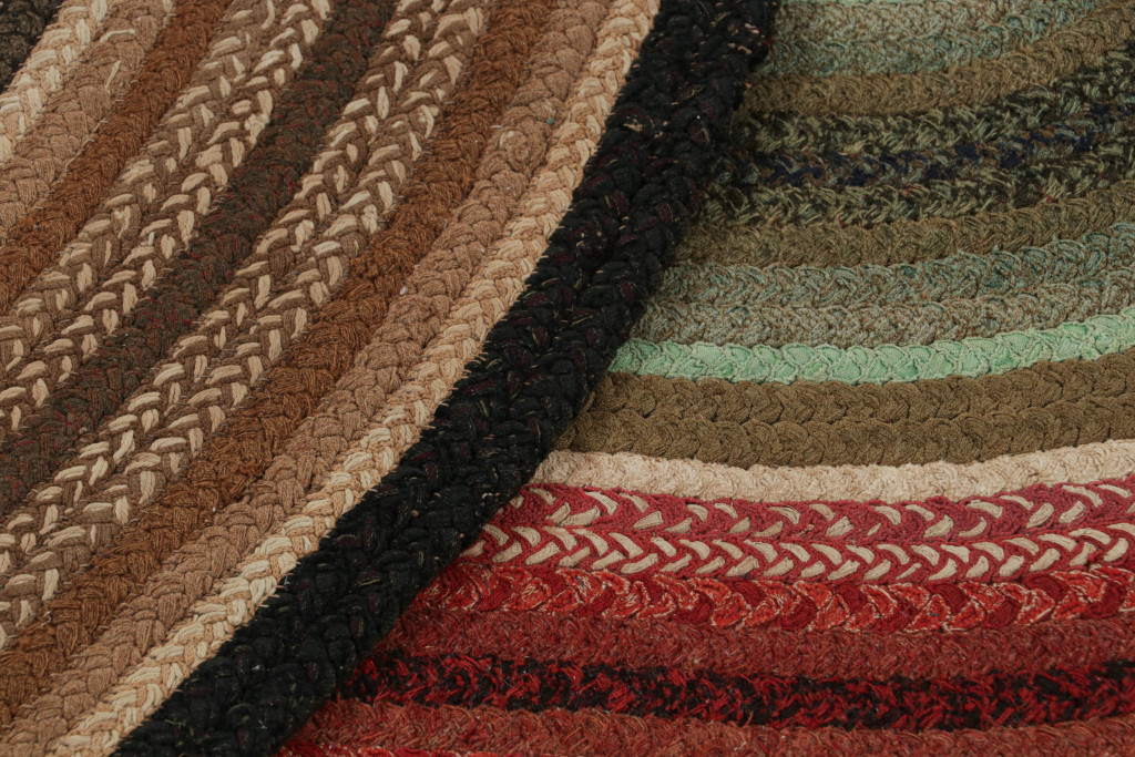 Antique Hooked Oval Rug