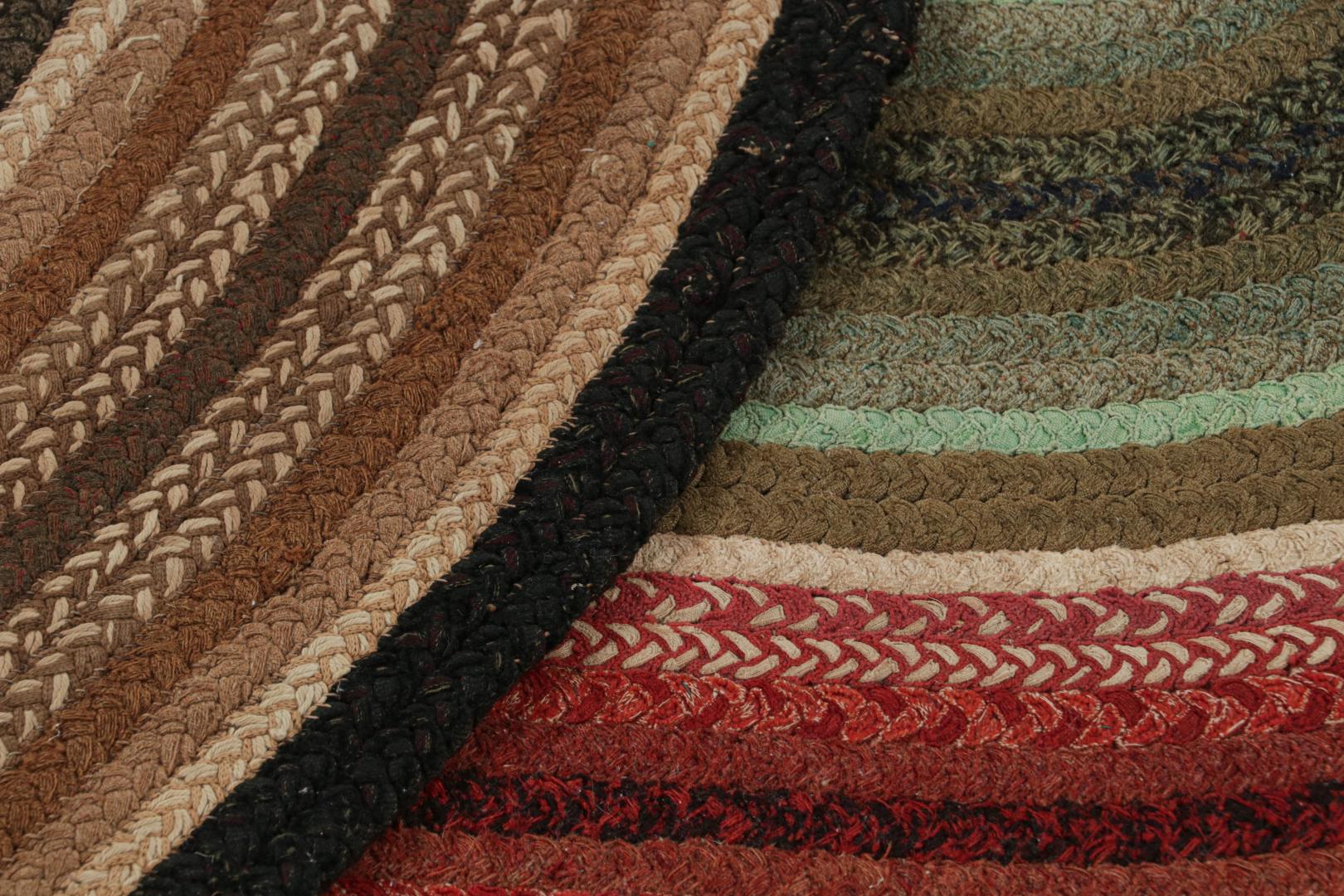 Antique Hooked Oval Rug