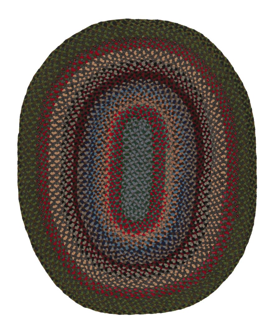Antique Hooked Oval Rug